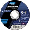 Flat cutting disc, NORZON QUICK CUT, steel/stainless steel